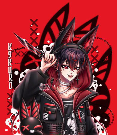 vtuber fanart for @k9kuro